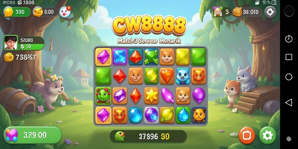 Tampilan gameplay seru dan menantang di CW8888 yang membuat ketagihan.