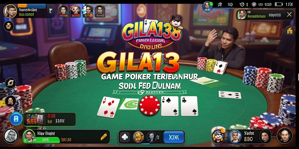 Tampilan gameplay seru di GILA138 dengan aksi Poker mendebarkan.