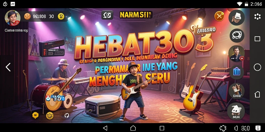 Tampilan gameplay HEBAT303 yang menarik dan penuh warna.