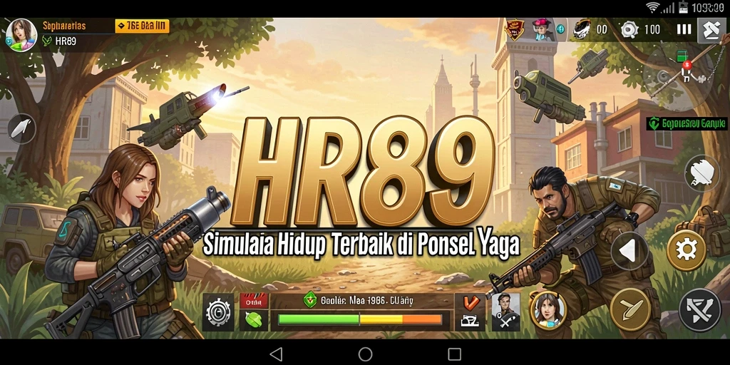 Tampilan gameplay HR89 yang menarik dalam simulasi kehidupan.