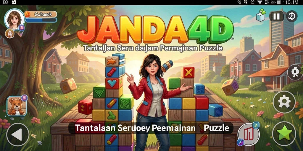 Screenshot gameplay JANDA4D yang menampilkan tantangan menarik dalam puzzle.