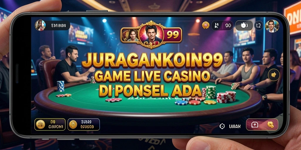 Tampilan seru gameplay Live Casino JURAGANKOIN99.