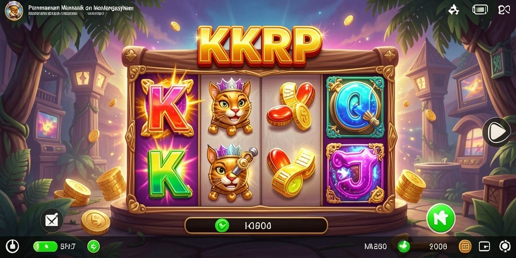 Tampilan menarik dari gameplay Slot KKRP yang menyenangkan.