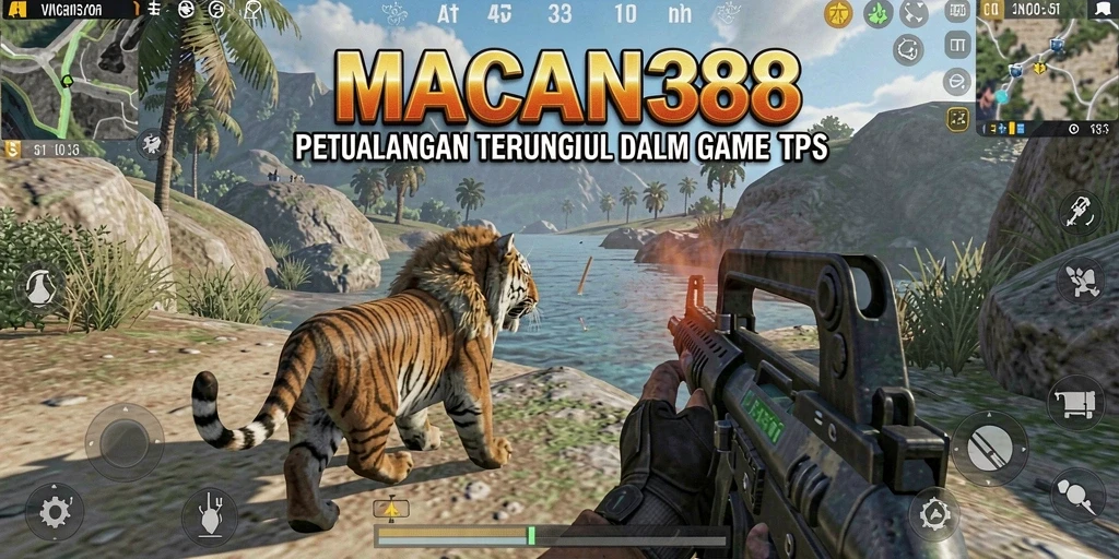 Screenshot gameplay <strong>MACAN388</strong> yang menampilkan aksi seru dalam TPS.