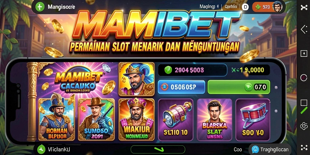 Tampilan menarik dari gameplay slot MAMIBET yang mengasyikkan.