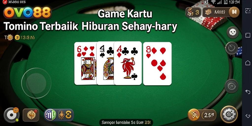 Tampilan seru dari gameplay Domino OVO88 yang menarik.