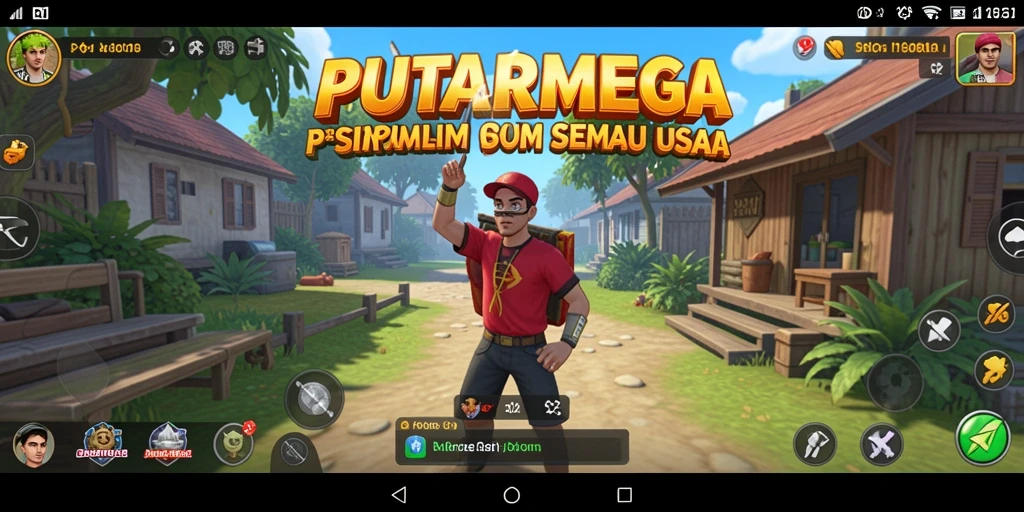 Tampilan gameplay PUTARMEGA yang mendalam dan menarik.