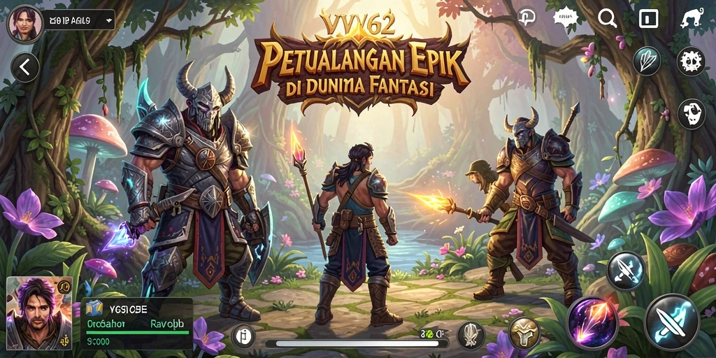 Gameplay menarik dengan grafis RPG yang memikat.