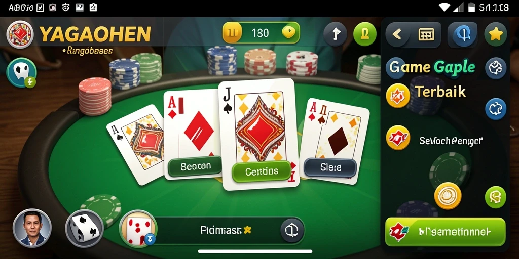 Tampilan gameplay seru YAGAOHEN dengan pemain yang berkompetisi.