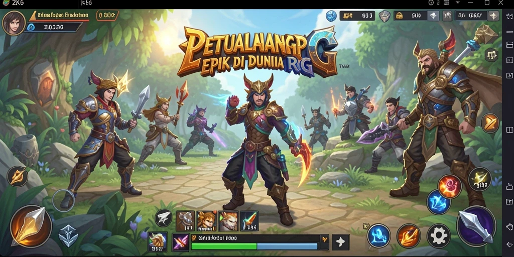 Tangkapan layar gameplay ZK6 menampilkan aksi pertempuran yang menarik.